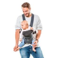 Hauck 2 Way Carrier Draagzak - Buikdrager - Melange Charcoal -Babyproducten Serie Winkel 1200x1200 1065