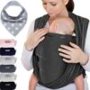 Makimaja Baby Sling - Donkergrijs - Hoge Kwaliteit 100% Natuurlijk Katoen Baby Sling - Baby Sling Pasgeborenen En Baby's Tot 15 Kg - Plus Inclusief: Baby Slabbetje 2 Makimaja Baby Sling - Donkergrijs - Hoge Kwaliteit 100% Natuurlijk Katoen Baby Sling - Baby Sling Pasgeborenen En Baby's Tot 15 Kg - Plus Inclusief: Baby Slabbetje -Babyproducten Serie Winkel 1200x1200 1086