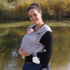 Smallvips Draagdoek Taupe - Rekbare Draagdoek Van Bamboo - Heerlijk Zacht En Koel - Ergonomisch Dragen -Babyproducten Serie Winkel 1200x1200 1121