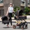 Merkloos Luxe Multi-functionele 3 In 1 Wandelwagen - Babywagen - Kwalitatieve Buggy - Opklapbare Kinderwagen - Licht En Flexibel -Babyproducten Serie Winkel 1200x1200 1186
