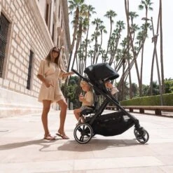 Deryan Evy Kinderwagen - Duo Kinderwagen - Uitbreidbaar - Inclusief Reiswieg - Zwart -Babyproducten Serie Winkel 1200x1200 1194