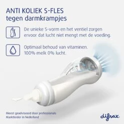 Difrax Babyfles 250 Ml Natural - Anti-Colic - Lichtbruin - 2 Stuks -Babyproducten Serie Winkel 1200x1200 1268