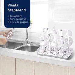 Flessen Droogrek - Flessenrek Baby - Flessendrager - Afdruiprek Babyfles - Flessen Druiprekje - Droogrek Flessen - Flessendroger -Babyproducten Serie Winkel 1200x1200 1388