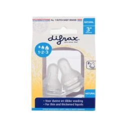 Difrax 1-2-3 Doseerspeen Natural - 2st -Babyproducten Serie Winkel 1200x1200 1452