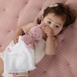 Tiamo Collection Knuffeldoekje Nijntje - Pink Baby Rib -Babyproducten Serie Winkel 1200x1200 147