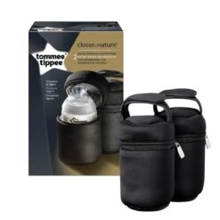Tommee Tippee Closer To Nature - Geïsoleerde Tas Voor Zuigflessen - Set Van 2 - Zwart -Babyproducten Serie Winkel 1200x1200 1499