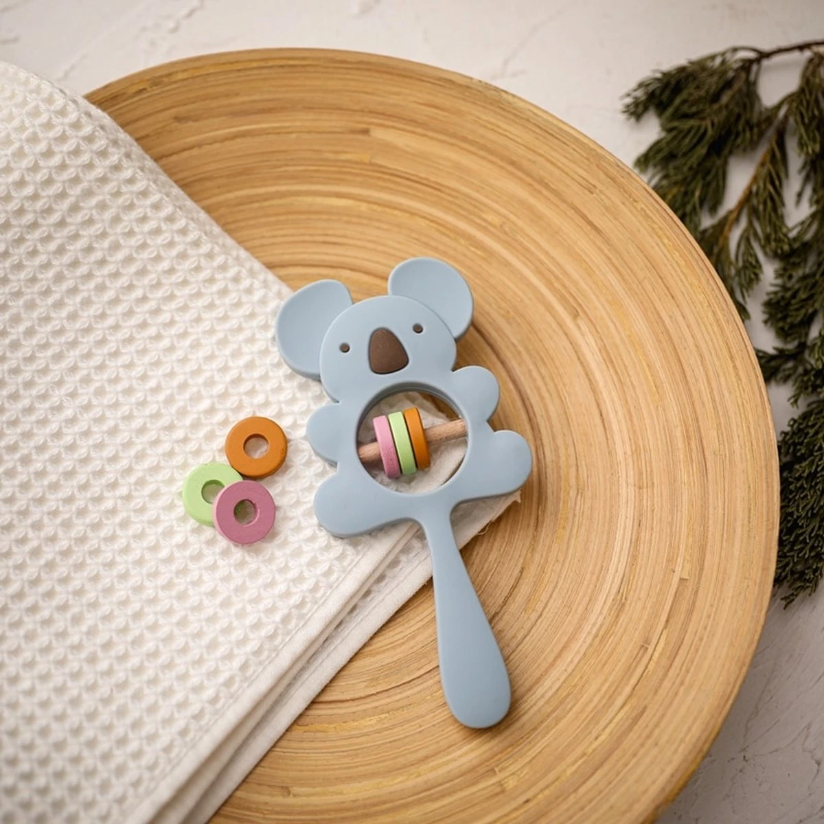 Merkloos Bijtring - Rammelaar - Babys - Speelgoed - Babyspeelgoed - Kraamcadeau - Siliconen - BPA Vrij - Blauw 3 Merkloos Bijtring - Rammelaar - Babys - Speelgoed - Babyspeelgoed - Kraamcadeau - Siliconen - BPA Vrij - Blauw