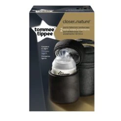Tommee Tippee Closer To Nature - Geïsoleerde Tas Voor Zuigflessen - Set Van 2 - Zwart -Babyproducten Serie Winkel 1200x1200 1500