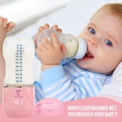 Trendosa Flessenwarmer Set - Draagbare Baby Flessenwarmer Voor Onderweg- Incl Speendoosje - Roze -Babyproducten Serie Winkel 1200x1200 1543