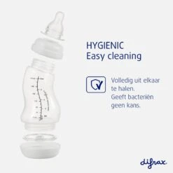 Difrax Anti-Colic S-Babyfles Natural - 250 Ml - I Love You/Rood -Babyproducten Serie Winkel 1200x1200 1607