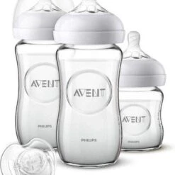 Philips Avent Glazen Starterset Voor Pasgeborenen SCD303/01 - Natural-fles - 3 Stuks -Babyproducten Serie Winkel 1200x1200 1615