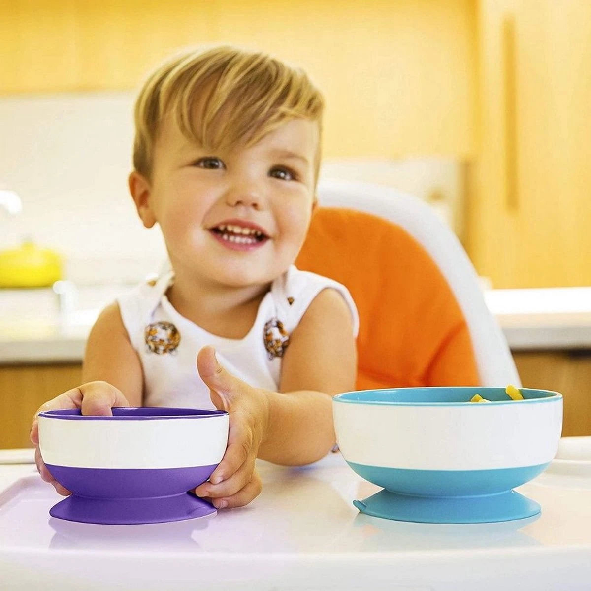 Munchkin 3 Stay Put Suction Bowls/ 3 Kommetjes Met Zuignappen 6 Munchkin 3 Stay Put Suction Bowls/ 3 Kommetjes Met Zuignappen - Afbeelding 4