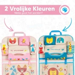 Merkloos Bablue Autostoel Organizer Voor Kinderen - Roze - Veel Verschillende Vakjes - Leuke Vormgeving - Autostoel Beschermer Voor Kinderen - Auto Organizer Kind - Reistafel Voor Kinderen - Auto Organizer Kinderen - Autostoel Tafeltje Kind -Babyproducten Serie Winkel 1200x1200 257