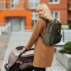 Brisby Slijtvaste Luiertas – Verzorgingstas – Met Buggymontage - Groen -Babyproducten Serie Winkel 1200x1200 280