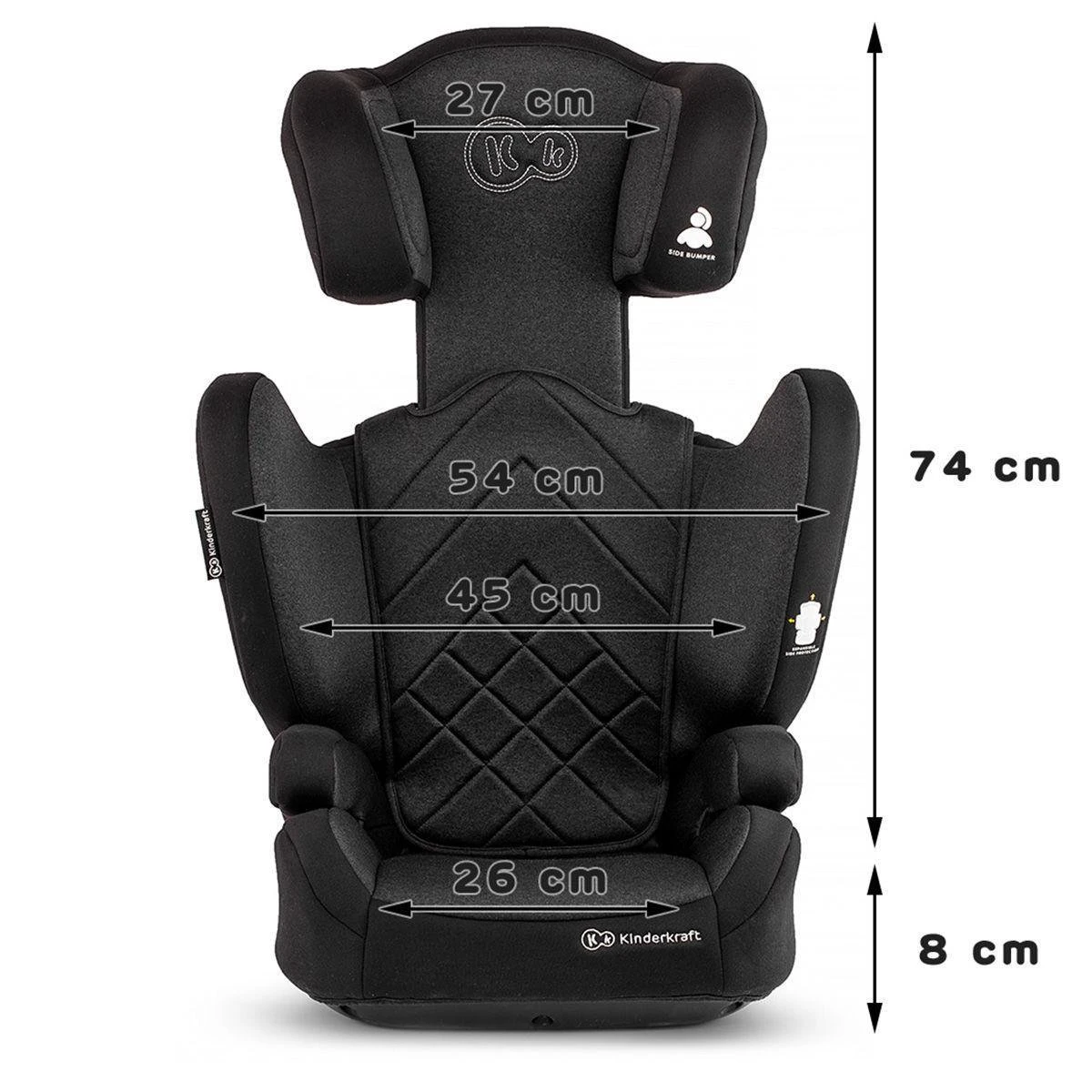 Kinderkraft Xpand Black 15-36 Kg Isofix Autostoel XPANBLK 9 Kinderkraft Xpand Black 15-36 Kg Isofix Autostoel XPANBLK - Afbeelding 7