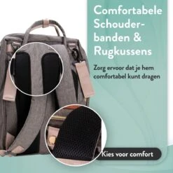 Luiertas Rugzak - Monx Luiertas Verzorgingstas Met Uitklapbaar Babybedje - Overzichtelijke Luierrugzak Extra Buggy En Kinderwagen Haken Inclusief Geïsoleerde Flessenhouder - Grijs 22 Luiertas Rugzak - Monx Luiertas Verzorgingstas Met Uitklapbaar Babybedje - Overzichtelijke Luierrugzak Extra Buggy En Kinderwagen Haken Inclusief Geïsoleerde Flessenhouder - Grijs -Babyproducten Serie Winkel 1200x1200 341