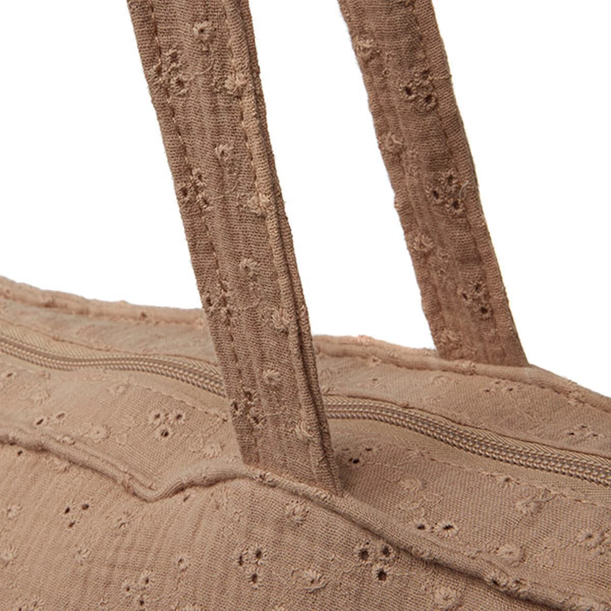 Jollein Shopper Embroidery - Biscuit 15 Jollein Shopper Embroidery - Biscuit - Afbeelding 13