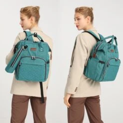 Miss Lulu Luiertas Rugzak - Inclusief Buggy En Kinderwagen Haken - Groen (E6705 GN) -Babyproducten Serie Winkel 1200x1200 365