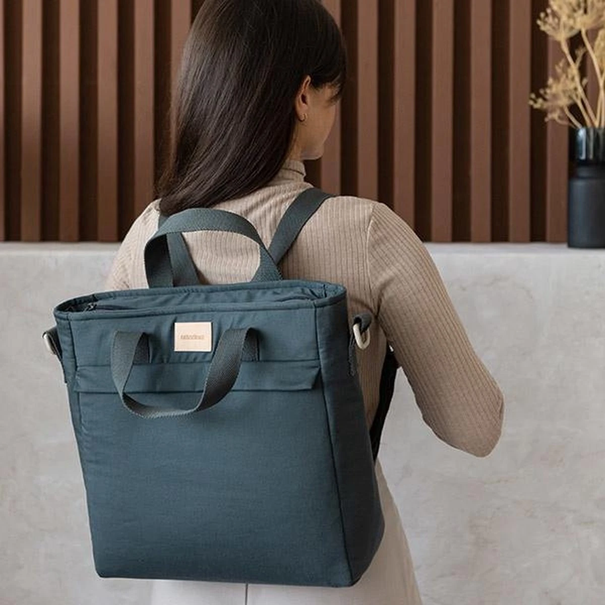 Nobodinoz Baby On The Go Luiertas Rugzak Carbon Blue 4 Nobodinoz Baby On The Go Luiertas Rugzak Carbon Blue - Afbeelding 2