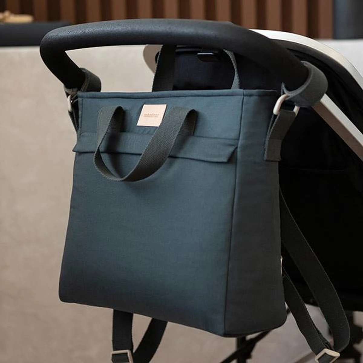 Nobodinoz Baby On The Go Luiertas Rugzak Carbon Blue 5 Nobodinoz Baby On The Go Luiertas Rugzak Carbon Blue - Afbeelding 3