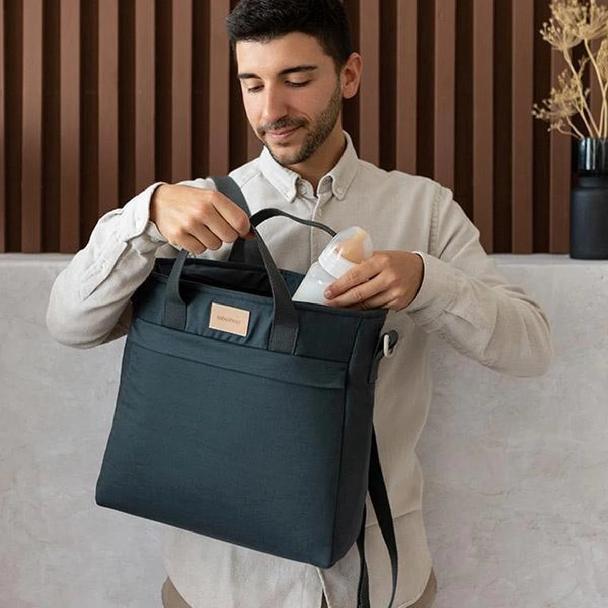 Nobodinoz Baby On The Go Luiertas Rugzak Carbon Blue 6 Nobodinoz Baby On The Go Luiertas Rugzak Carbon Blue - Afbeelding 4