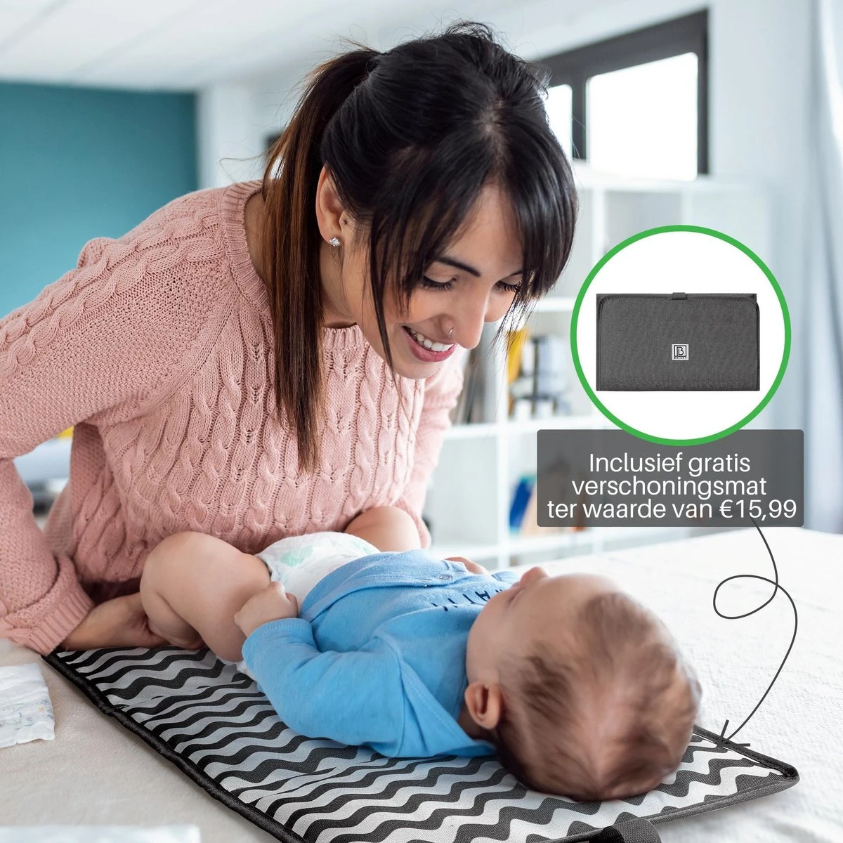 Brisby Slijtvaste Luiertas – Verzorgingstas – Met Buggymontage - Zwart 11 Brisby Slijtvaste Luiertas – Verzorgingstas – Met Buggymontage - Zwart - Afbeelding 9