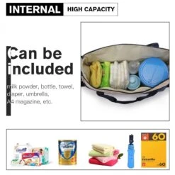 Miss Lulu Luiertas - 5-delige Verzorgingstas Set - Blauw (9026 NY) -Babyproducten Serie Winkel 1200x1200 443