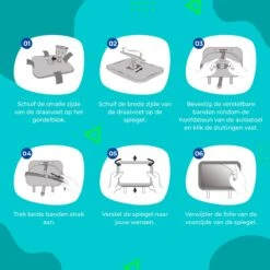 Aomni Verstelbare Autospiegel Baby – 360 Graden Roteerbare Baby Spiegel Auto – Kinder Achteruitkijkspiegel -Babyproducten Serie Winkel 1200x1200 485