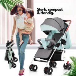 Child Supplies Buggy - Inklapbare Buggy - Baby Stroller - 3 In 1 - Kinderwagen - Blauw -Babyproducten Serie Winkel 1200x1200 557