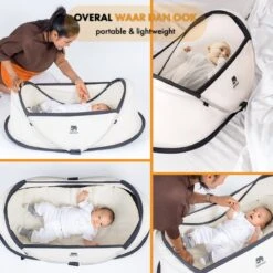 Deryan Infant BabyBox Campingbedje - Baby Klamboe - Cream -Babyproducten Serie Winkel 1200x1200 731
