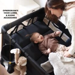 Deryan Luxe Campingbed Compleet - 120x60cm - Bodemverhoger - Verschoonblad - Opbergmand - Zwart 17 Deryan Luxe Campingbed Compleet - 120x60cm - Bodemverhoger - Verschoonblad - Opbergmand - Zwart -Babyproducten Serie Winkel 1200x1200 754