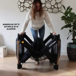 Deryan Luxe Campingbed Compleet - 120x60cm - Bodemverhoger - Verschoonblad - Opbergmand - Zwart 18 Deryan Luxe Campingbed Compleet - 120x60cm - Bodemverhoger - Verschoonblad - Opbergmand - Zwart -Babyproducten Serie Winkel 1200x1200 755