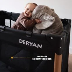 Deryan Luxe Campingbed Compleet - 120x60cm - Bodemverhoger - Verschoonblad - Opbergmand - Zwart 25 Deryan Luxe Campingbed Compleet - 120x60cm - Bodemverhoger - Verschoonblad - Opbergmand - Zwart -Babyproducten Serie Winkel 1200x1200 757