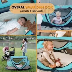 Deryan Peuter Luxe Campingbedje – Inclusief Zelfopblaasbare Matras - Ocean -Babyproducten Serie Winkel 1200x1200 774