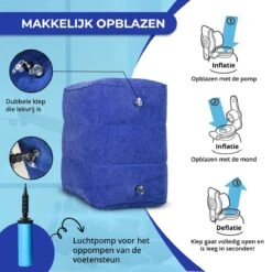 Merkloos Voetensteun - Vliegtuigbedje - Premium Quality - Reisbedje - 3 Hoogtestanden - Vliegtuig Kussen - Voetenbankje Of Poef - Met Opbergzakje & Pomp - Blauw 16 Merkloos Voetensteun - Vliegtuigbedje - Premium Quality - Reisbedje - 3 Hoogtestanden - Vliegtuig Kussen - Voetenbankje Of Poef - Met Opbergzakje & Pomp - Blauw -Babyproducten Serie Winkel 1200x1200 797