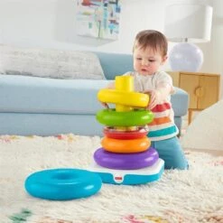 Fisher Price Fisher-Price Stapelringen - Grote Kleurenringpiramide 23 Fisher Price Fisher-Price Stapelringen - Grote Kleurenringpiramide -Babyproducten Serie Winkel 1200x1200 92