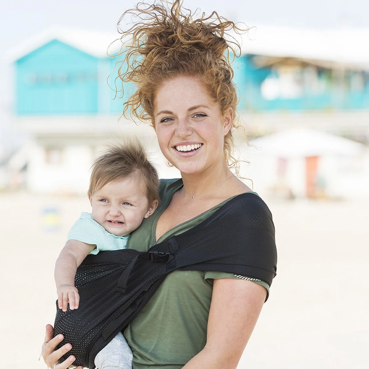 Minimonkey Mini Sling Draagzak - Zwart 4 Minimonkey Mini Sling Draagzak - Zwart - Afbeelding 2