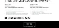 Kekk Campingbedmatras Matras Voor Campingbedje Opvouwbaar 60 X 120 Cm Zwart In Draagtas 8 Kekk Campingbedmatras Matras Voor Campingbedje Opvouwbaar 60 X 120 Cm Zwart In Draagtas -Babyproducten Serie Winkel 1200x569