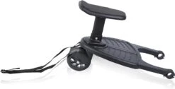 Merkloos Happyment® Universeel Meerijdplankje - Met Zitting - Voor Kinderwagen - Buggyboard - Zwart -Babyproducten Serie Winkel 1200x613