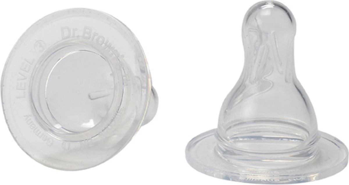 Dr. Brown's Fles Speen Standaard - Fase 3 - 2 Stuks 7 Dr. Brown's Fles Speen Standaard - Fase 3 - 2 Stuks - Afbeelding 5