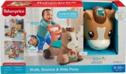Fisher Price Fisher-Price Pony Loopvriendje - Looptrainer Baby - Bruin - Groen -Babyproducten Serie Winkel 1200x707