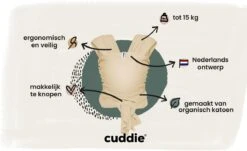 Cuddie Baby Draagdoek - Premium Organic Baby Draagdoek Gemaakt Van Bio Katoen - Newborns Tot 15 Kg - Baby Cadeau - Met Wenskaart - Sand -Babyproducten Serie Winkel 1200x734 2