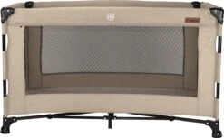 Reisbed Novi Baby® Nora Luxe Sand/Black -Babyproducten Serie Winkel 1200x745