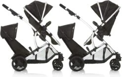 BERKATMARKT - Hauck Duett 2 Dubbele Kinderwagens Voor Baby's En Kinderen, Omkeerbare Zitting, In Hoogte Verstelbaar, Zonwering, Regenbescherming, Opvouwbaar, Tot 36 Kg, Zwarte Woud -Babyproducten Serie Winkel 1200x758 2