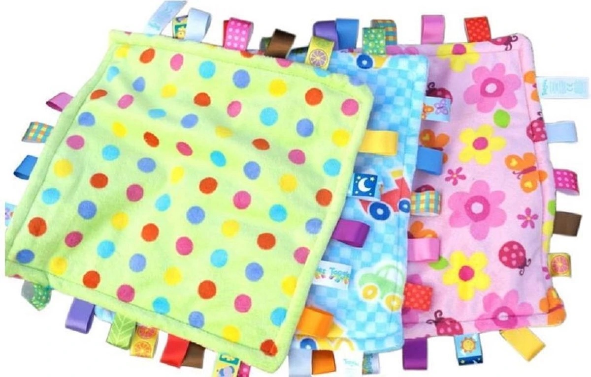 Woezy - Labeldoek Liv - Knuffeldoekje - Labels - Stof - Kraamcadeau - Baby 4 Woezy - Labeldoek Liv - Knuffeldoekje - Labels - Stof - Kraamcadeau - Baby - Afbeelding 2