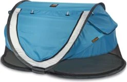 Deryan Peuter Luxe Campingbedje – Inclusief Zelfopblaasbare Matras - Blue -Babyproducten Serie Winkel 1200x781