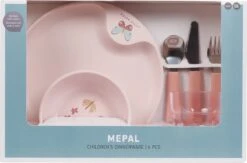 Mepal Mio – Kinderservies Set 6-delig – Bestaat Uit Een Bord, Schaaltje, Glas En Bestek – Flowers & Butterflies - Licht In Gewicht – Kan Tegen Een Stootje -Babyproducten Serie Winkel 1200x790 4