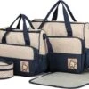 Miss Lulu Luiertas - 5-delige Verzorgingstas Set - Blauw (9026 NY) -Babyproducten Serie Winkel 1200x792