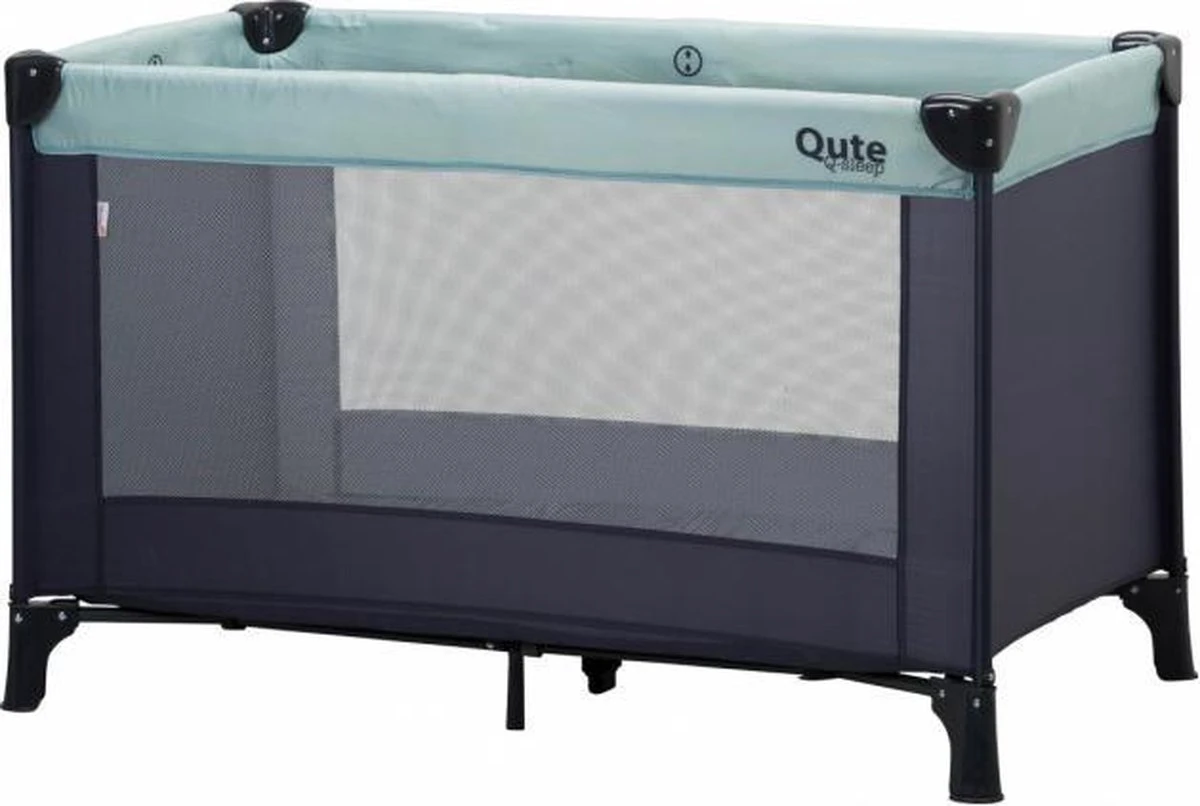Qute Campingbed Q-sleep Mint/Antra 3 Qute Campingbed Q-sleep Mint/Antra