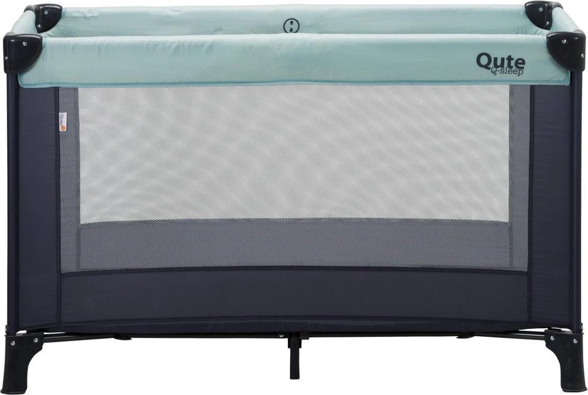 Qute Campingbed Q-sleep Mint/Antra 9 Qute Campingbed Q-sleep Mint/Antra - Afbeelding 7